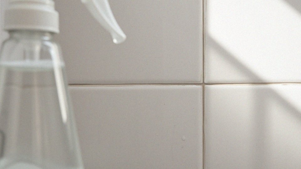 Jak ocet działa na pleśń i kamień na płytkach?