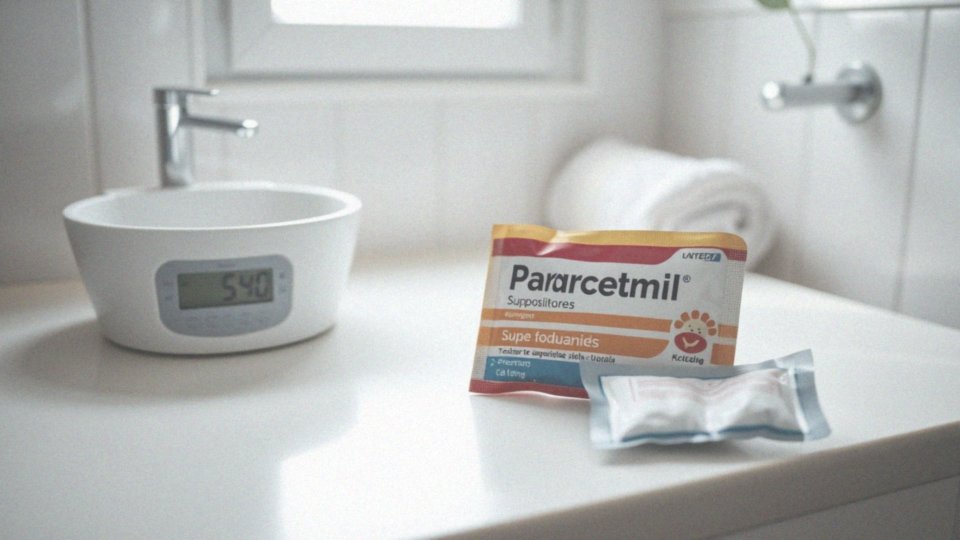 Jakie jest dawkowanie czopków paracetamolowych dla dzieci?