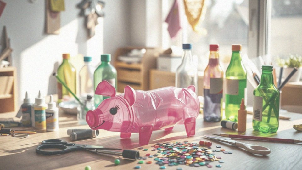 Jak zrobić butelkową świnkę z plastikowych butelek?