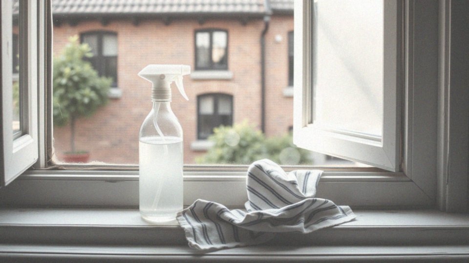Jakie są zalety mycia okien octem w porównaniu z detergentami?
