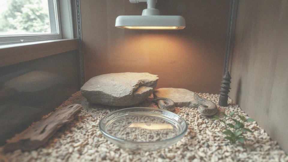 Jakie warunki klimatyczne są potrzebne w terrarium dla węża zbożowego?