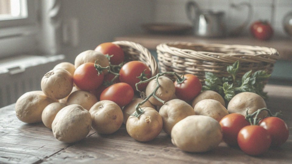 Jakie są informacje o potasie zawartym w ziemniakach i pomidorach?