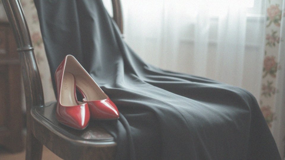 Czerwone buty do czarnej sukienki – idealny wybór na każdą okazję